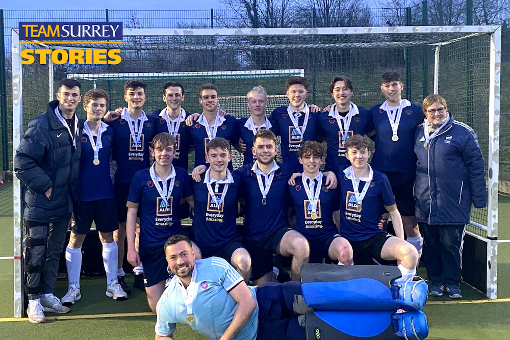 Team Surrey Men’s Hockey 1st XI seal domestic double!