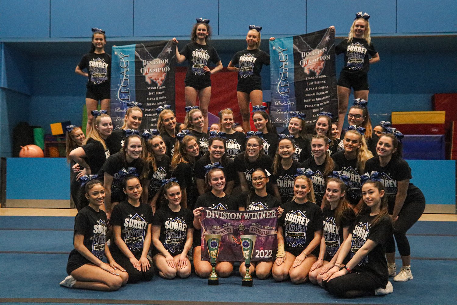 Surrey Angels celebrate huge competition success in February!