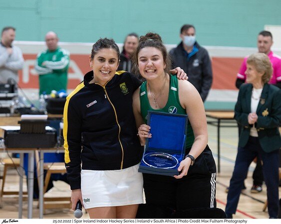 Millie Regan shines for Ireland on Indoor Hockey national stage!