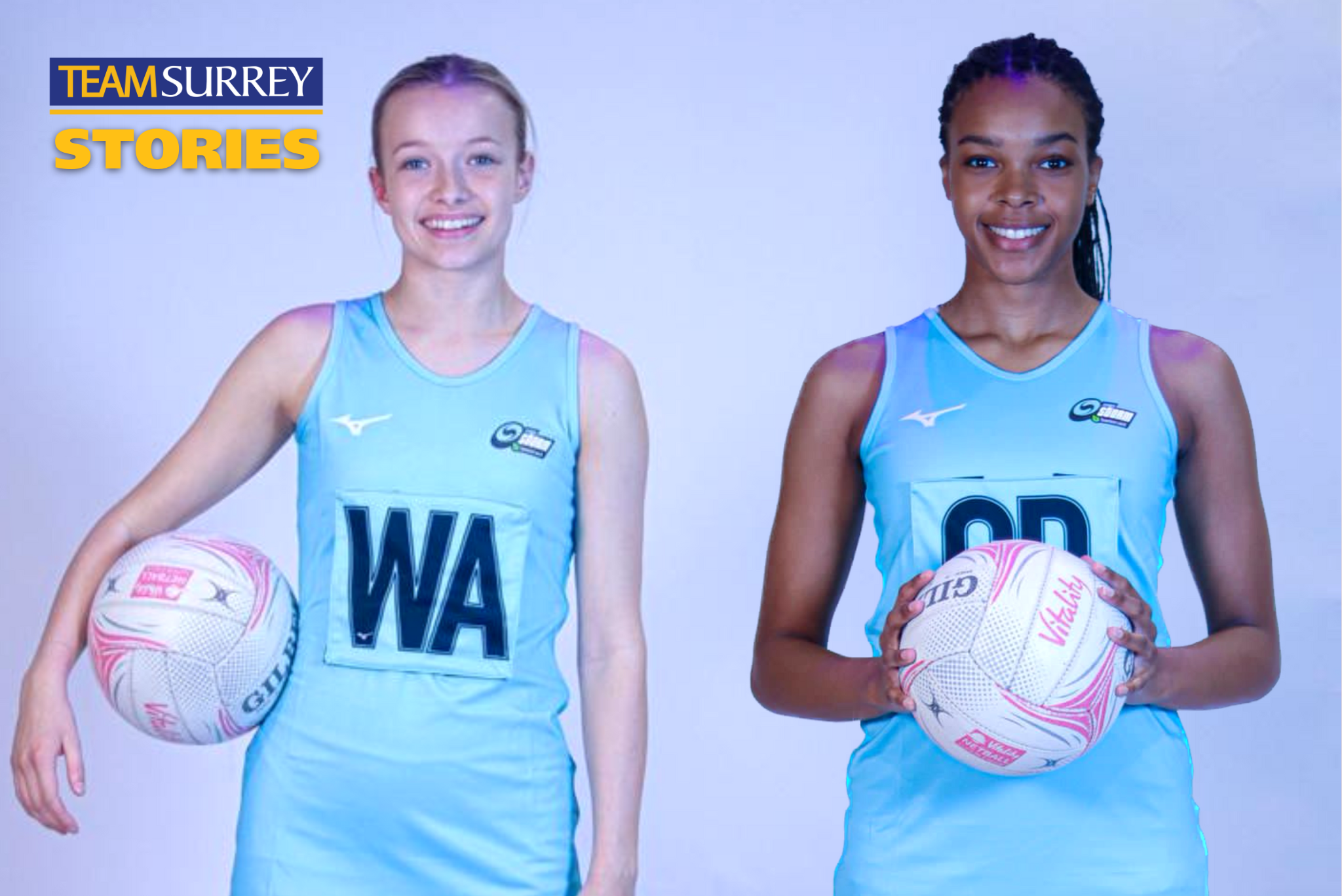 Netball duo Taren Ayivor-Grant & Giselle Burnett selected in Bartercard Surrey Storm U21 squad!