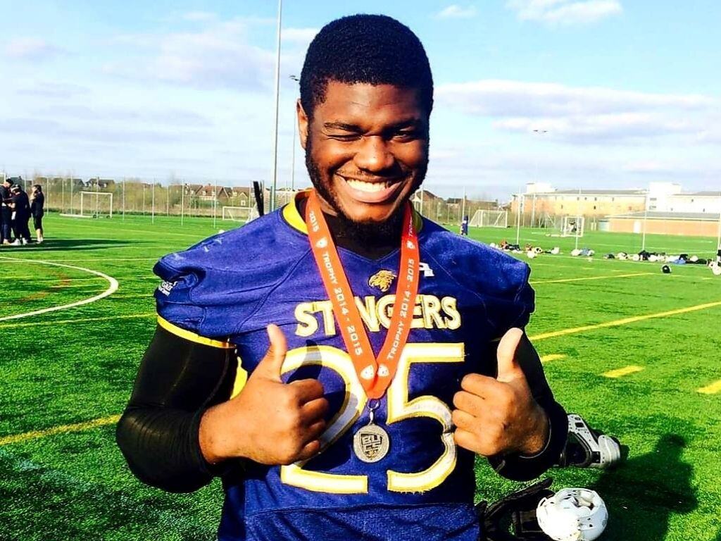 Former student David Izinyon earns Canadian Football League draft!