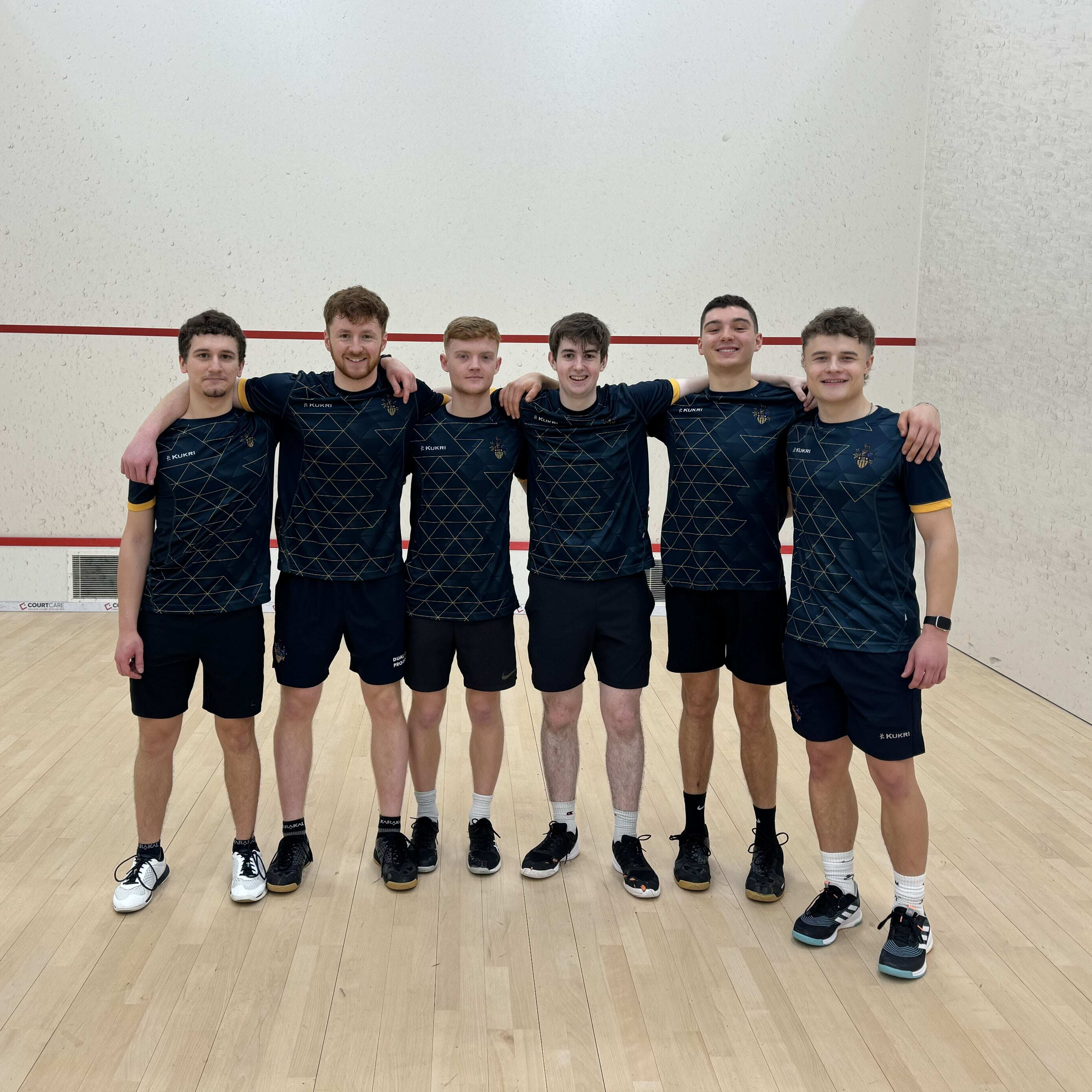 Team Surrey Squash compete for a promotion into premier division in Newcastle