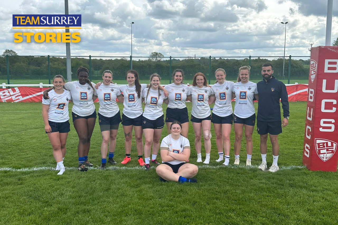 Surrey Women’s Rugby seal top-3 finish in BUCS 7s Trophy Championship!