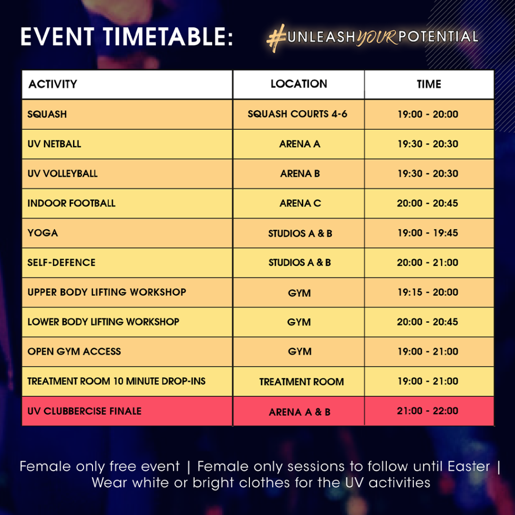 Event Timetable