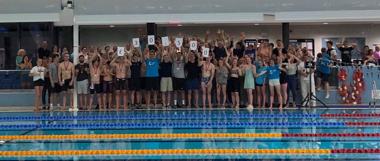 Swimming Scholar's Charity Event Smashes World Record Team Surrey
