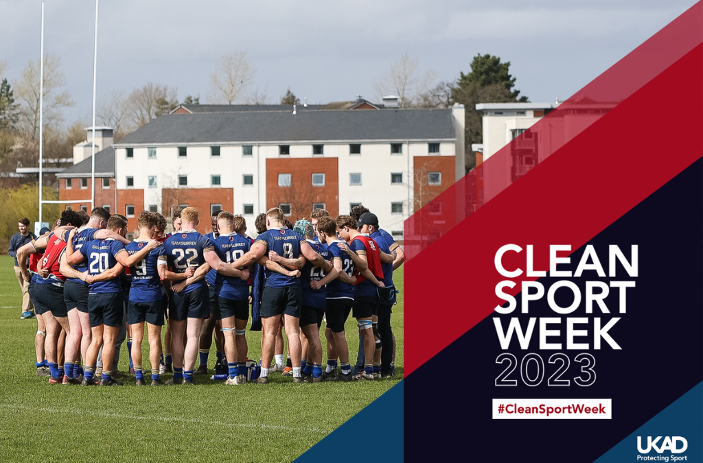 We’re part of the team, are you? Clean Sport Week starts on May 22nd!