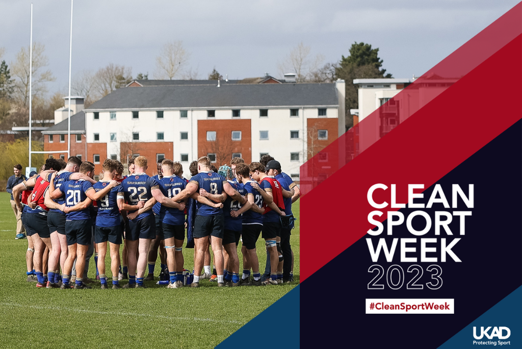 We're part of the team, are you? Clean Sport Week starts on May 22nd ...