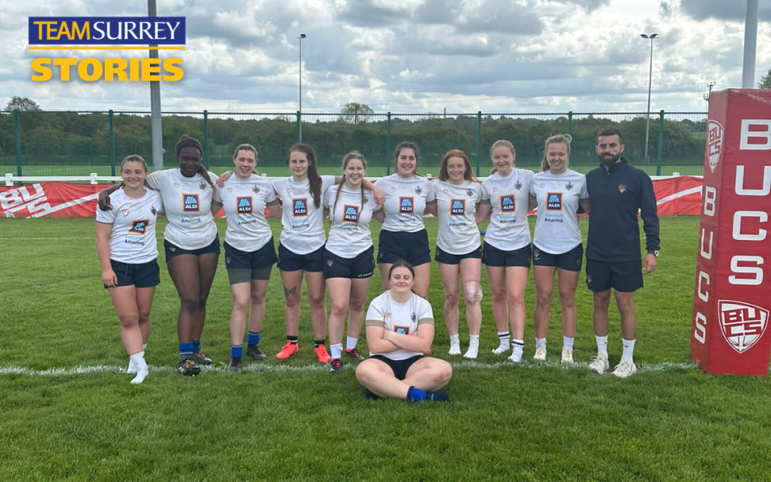 Surrey Women’s Rugby seal top-3 finish in BUCS 7s Trophy Championship!