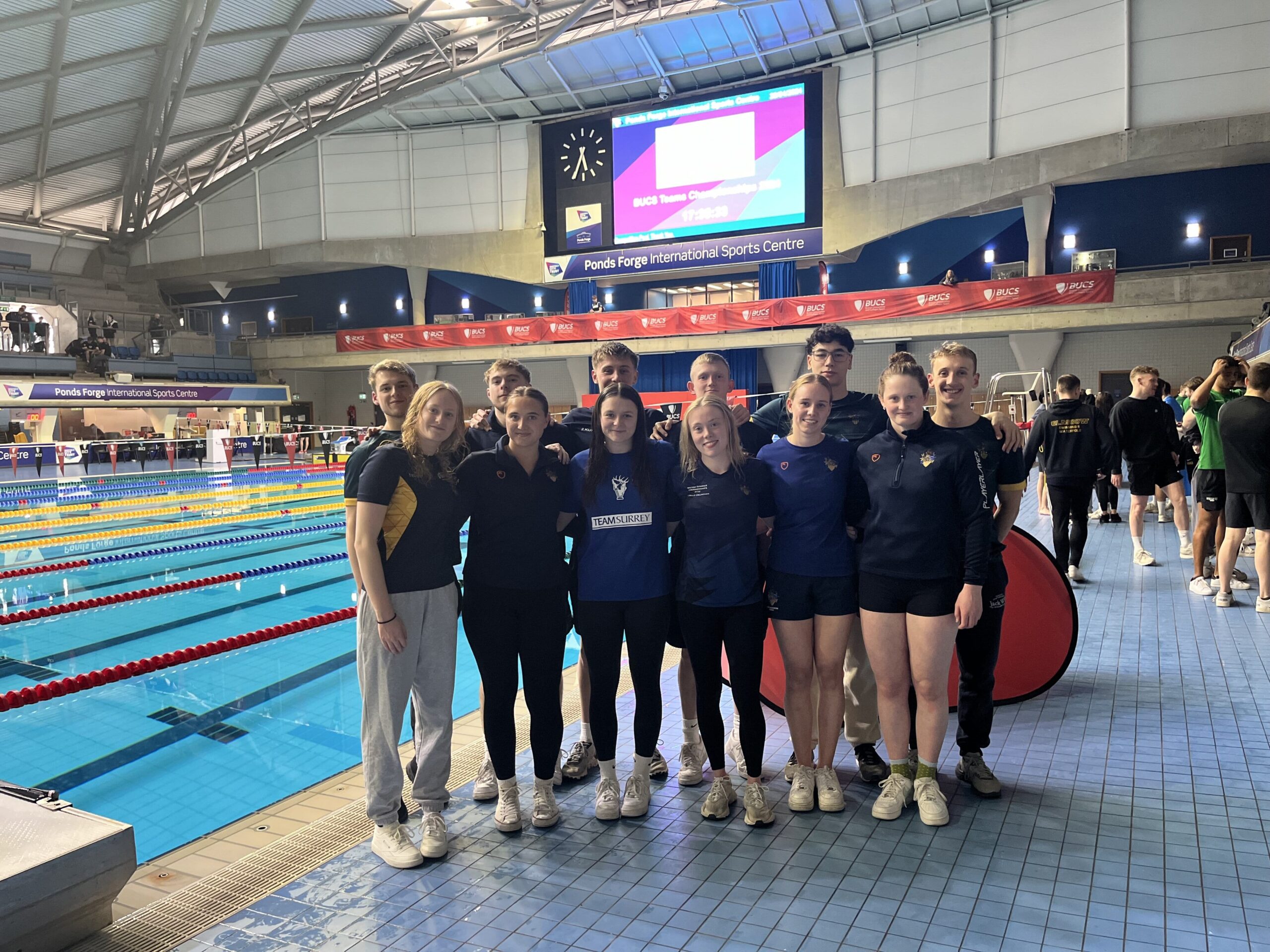 6th PLACE AT BUCS TEAM CHAMPS 2024 Swimming Team Surrey